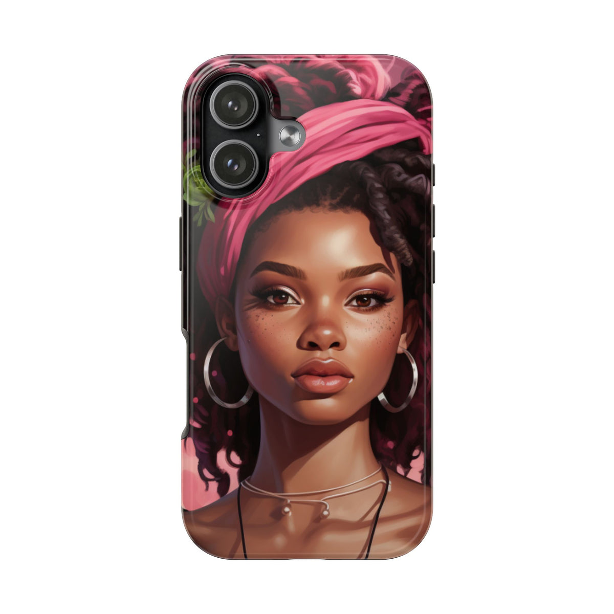 Beautiful Black Rasta Woman Tough Phone Case