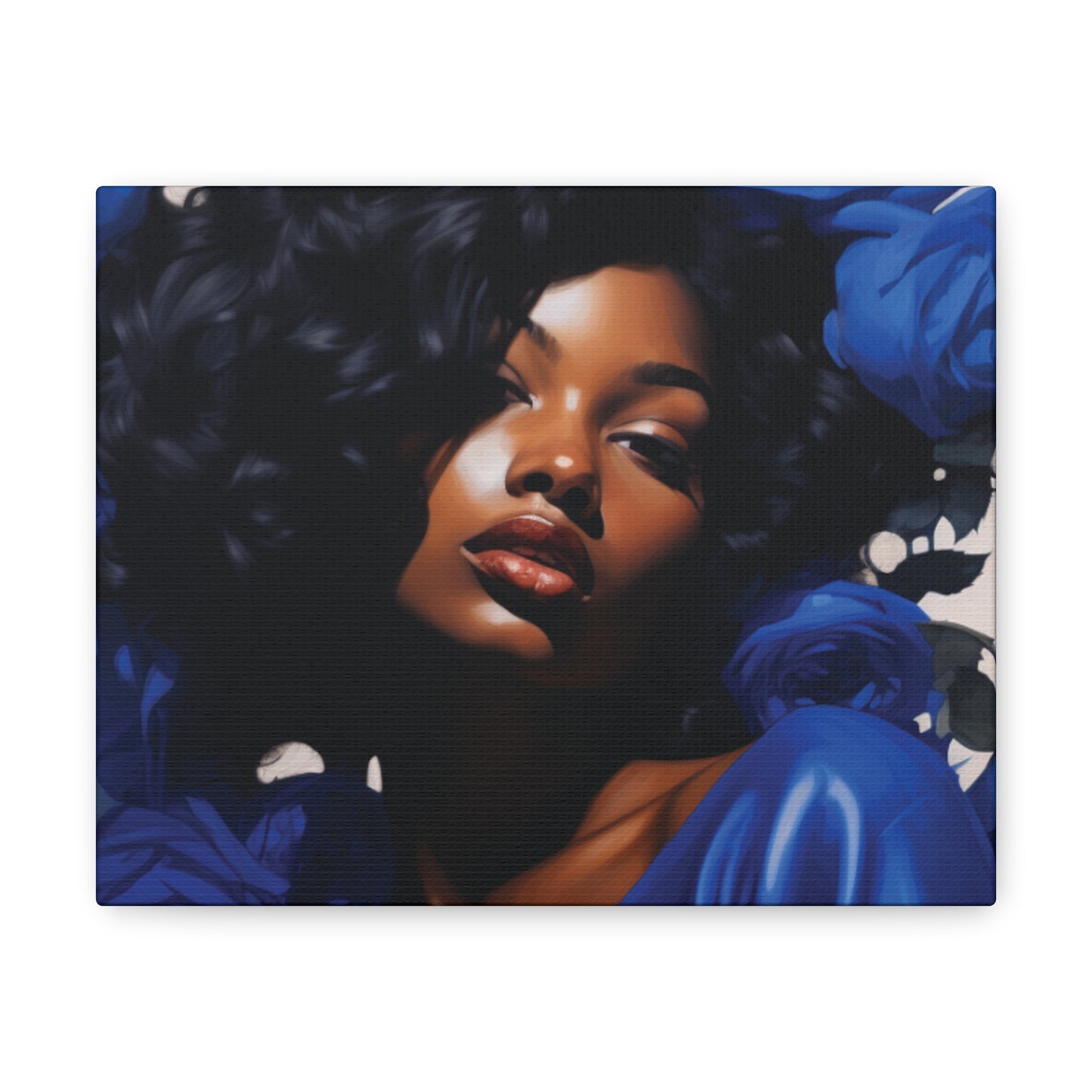 Indigo Expressions Canvas Wrap