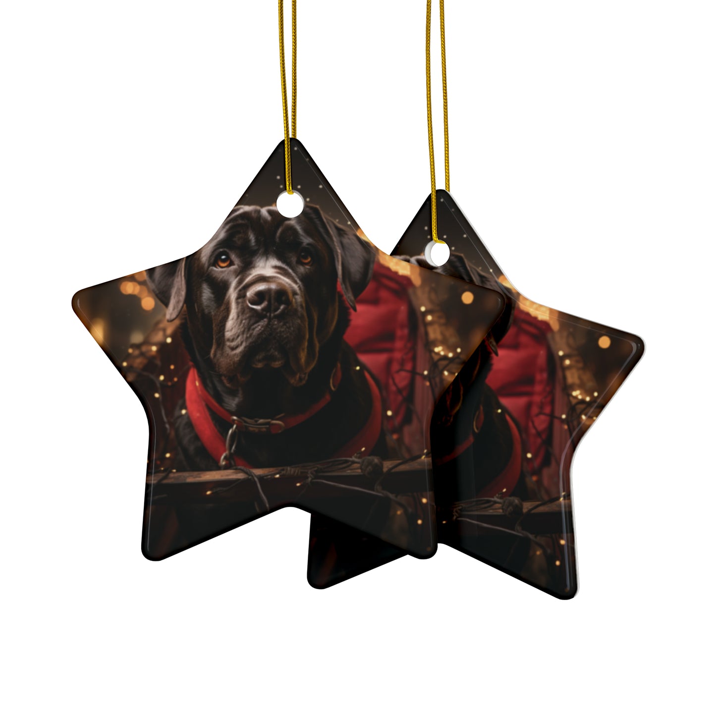 Black Dog Ceramic Ornaments (1pc, 3pcs, 5pcs) | Christmas Ornaments |  Christmas | Pet Ornaments
