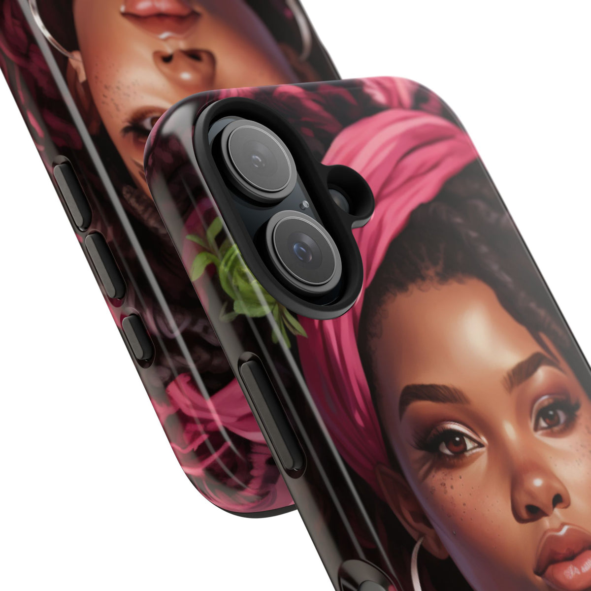 Beautiful Black Rasta Woman Tough Phone Case