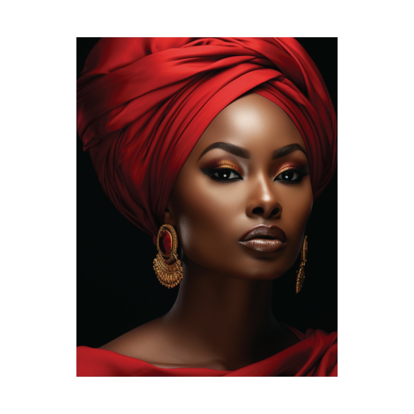 Courageous Queen Vertical Poster