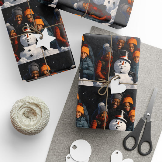 Heritage Holiday Wrapping Paper Roll — Metallic Gift Wrap for Holidays & Weddings