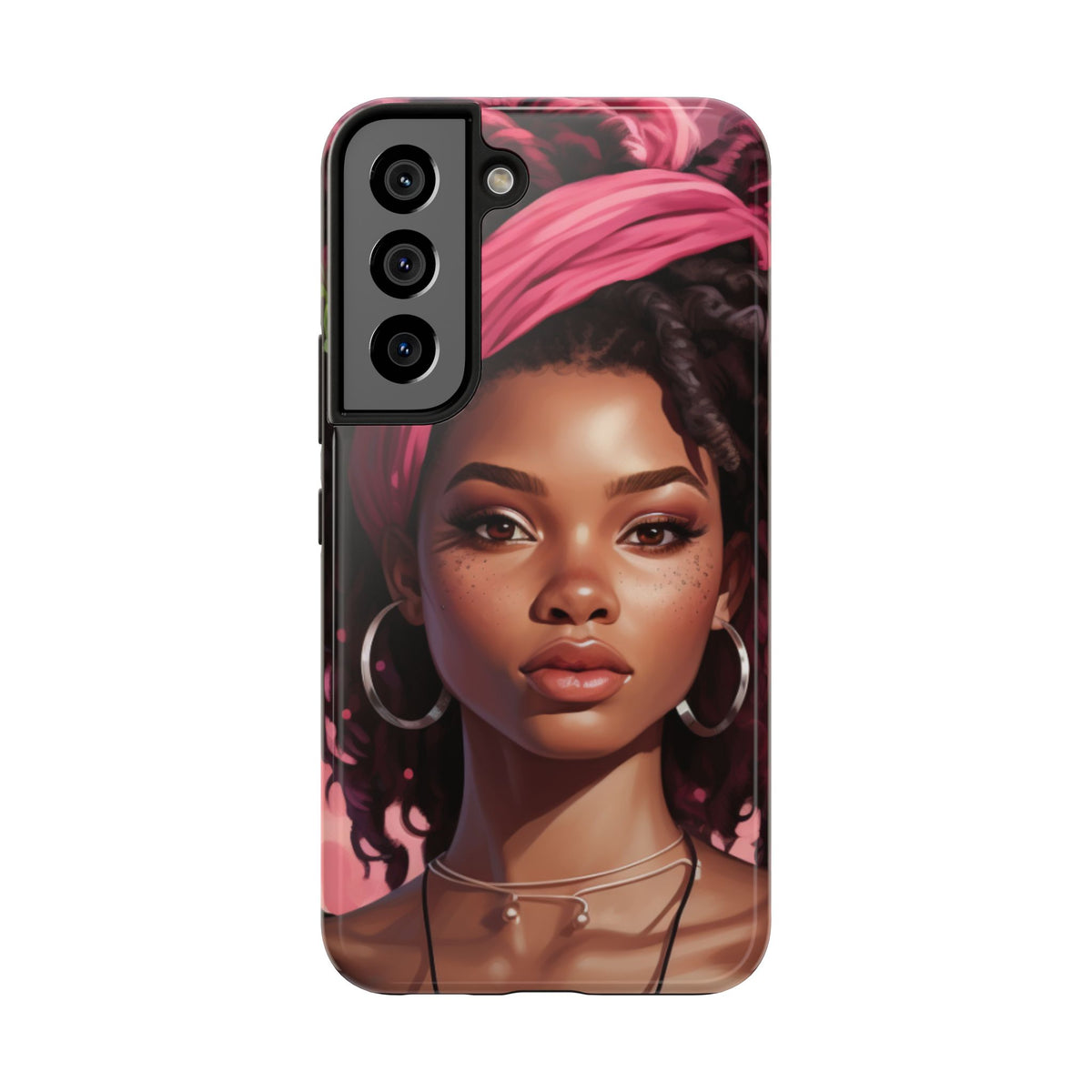 Beautiful Black Rasta Woman Tough Phone Case