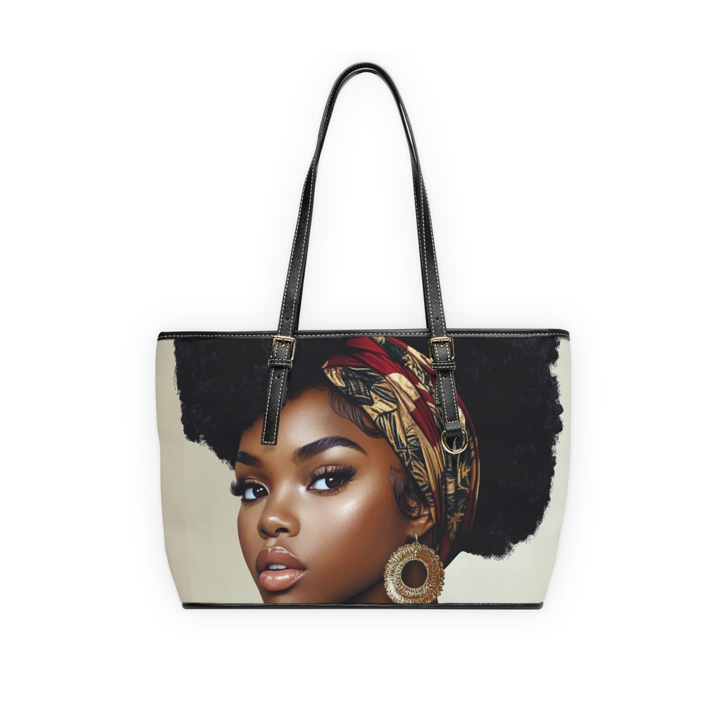 Colorful Scarf Diva PU Leather Shoulder Bag