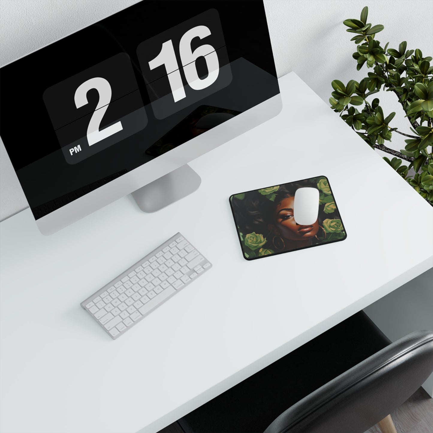 Emerald Elegance Mouse Pad