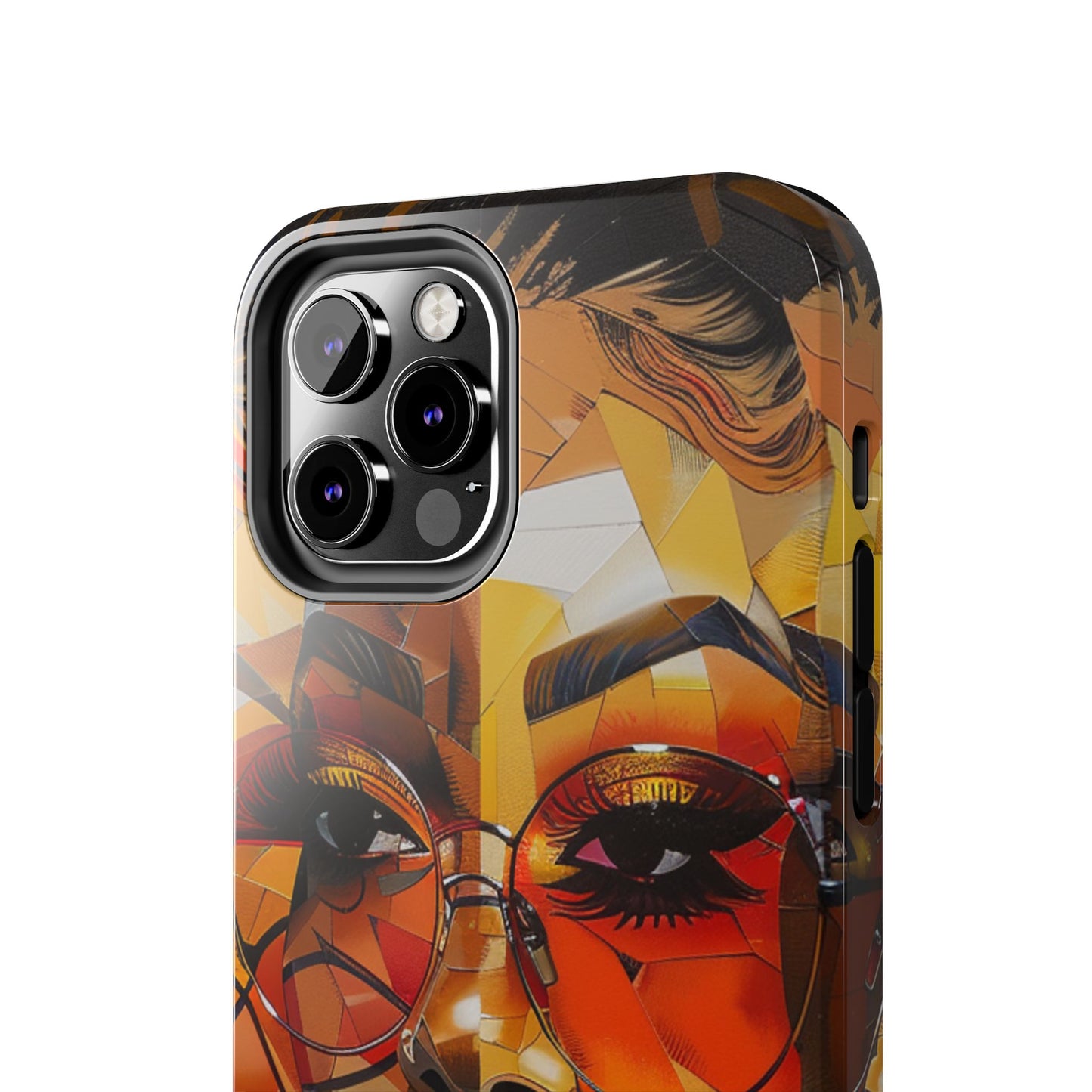 Red Mosiac Woman Tough Phone Case