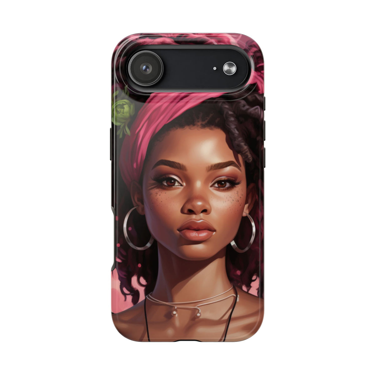 Beautiful Black Rasta Woman Tough Phone Case