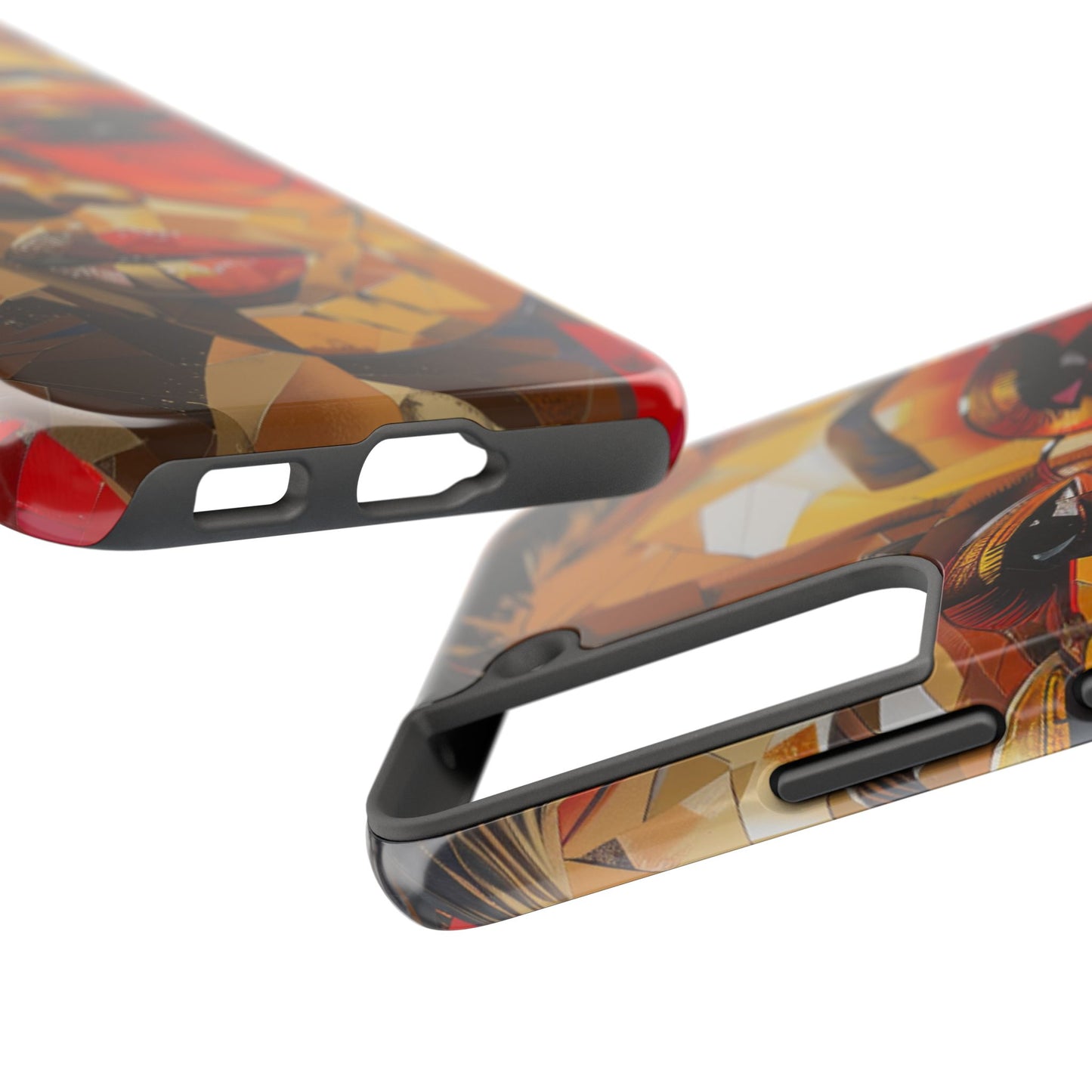 Red Mosiac Woman Tough Phone Case