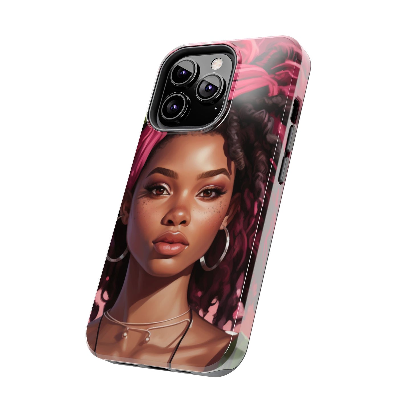 Beautiful Black Rasta Woman Tough Phone Case
