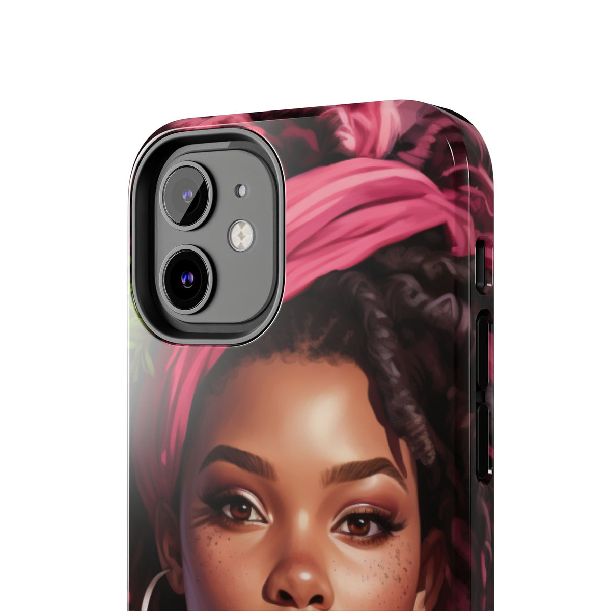 Beautiful Black Rasta Woman Tough Phone Case