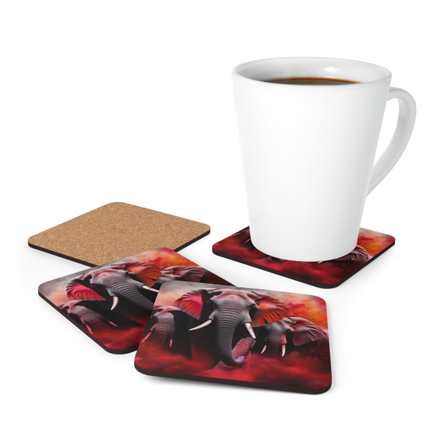 Gentle Giants Corkwood Coaster Set of 4