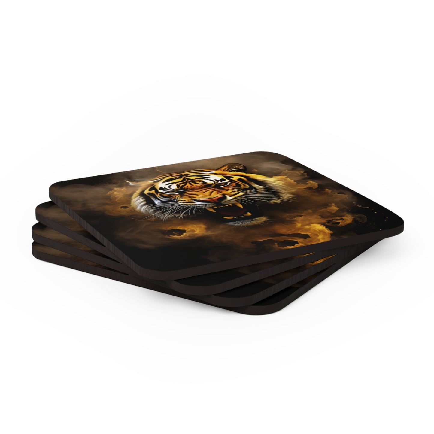 1901 Tigers Corkwood Coaster Set