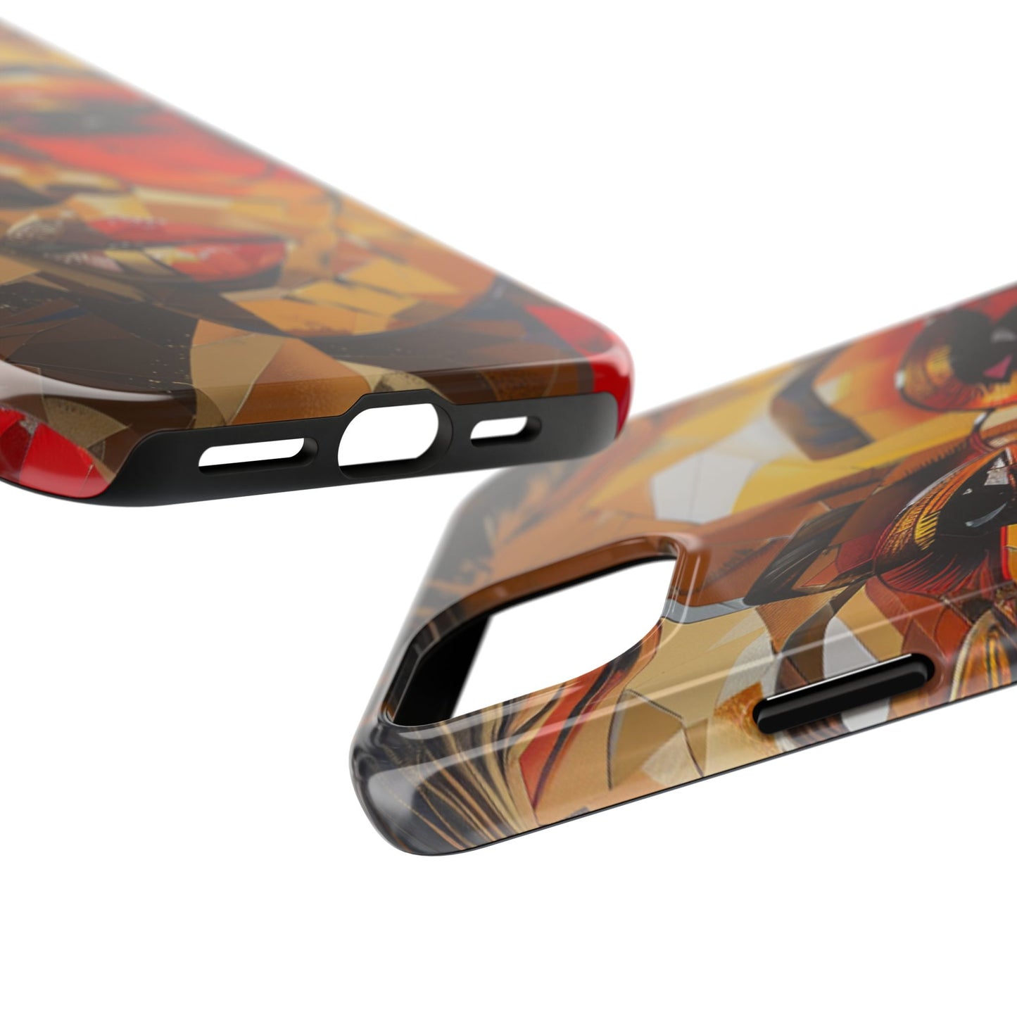 Red Mosiac Woman Tough Phone Case