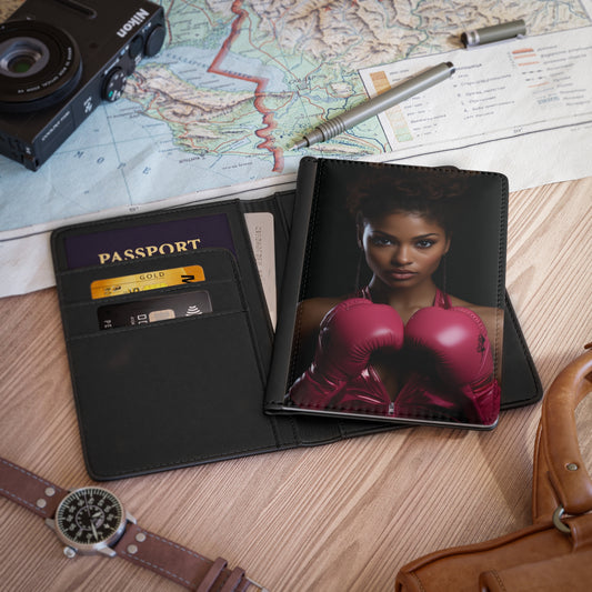 I'm a Survivor Beautiful Black Woman Collection - Passport Cover - #1   | Black Art | Breast Cancer Passport Cover | African American Art