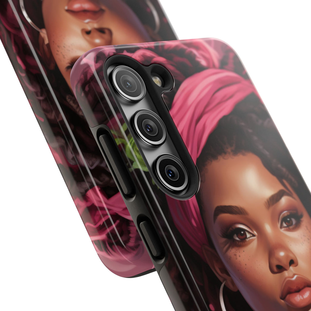 Beautiful Black Rasta Woman Tough Phone Case
