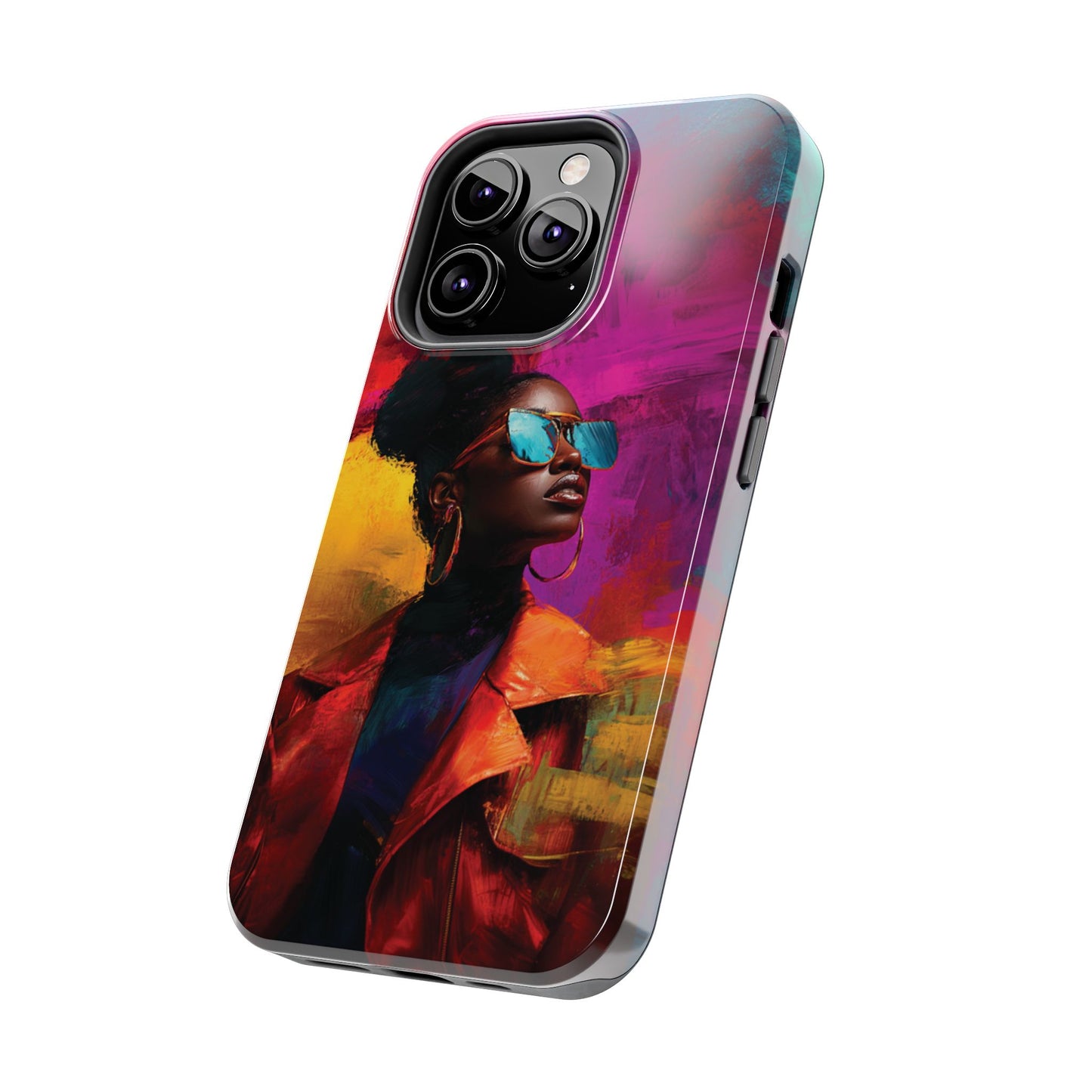 Colorful Diva Profile Tough Case For iPhone