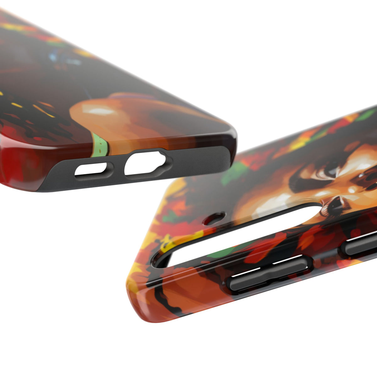 Beautiful Black Rasta Diva Tough Phone Case