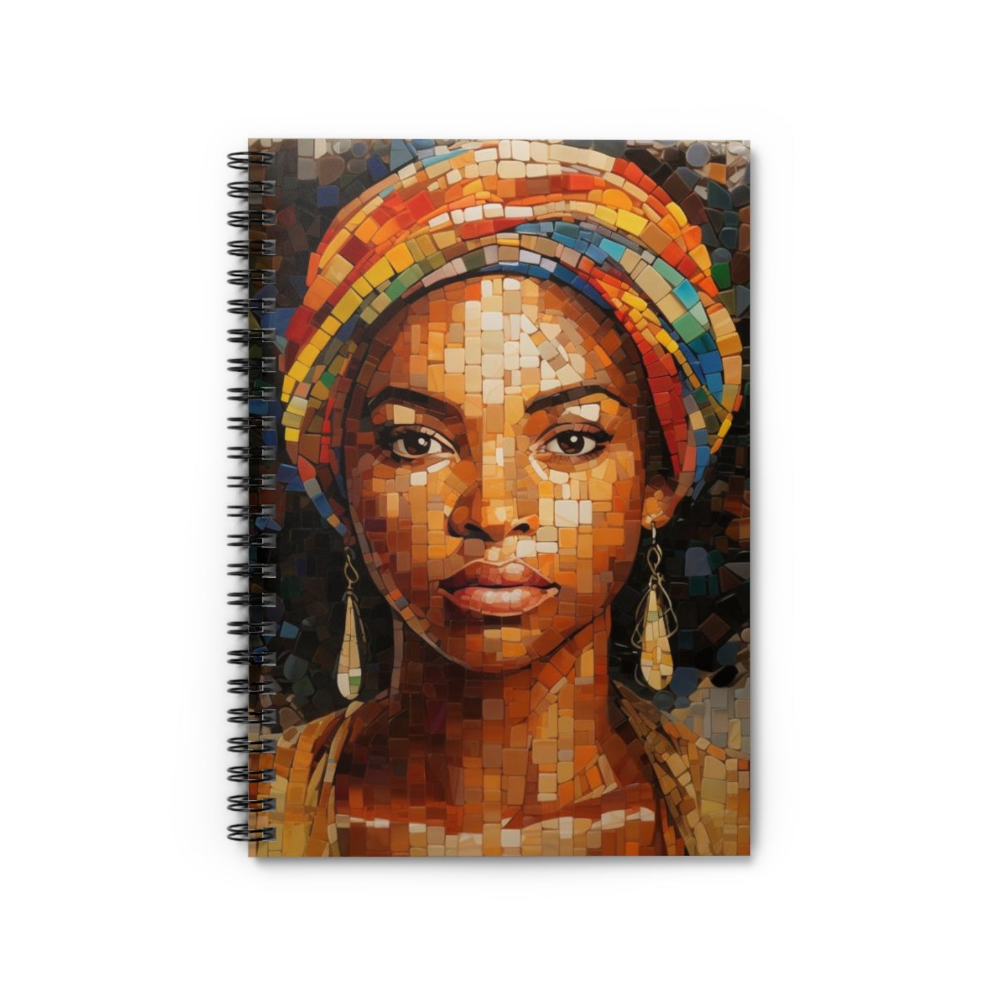 Mosaic Queen Spiral Notebook — Ruled Journal for Notes & Planning