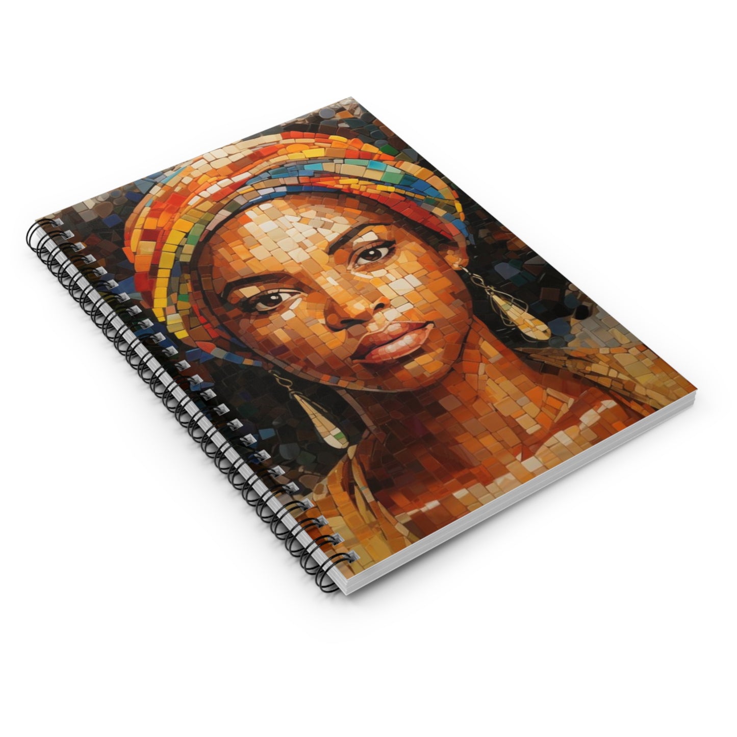 Mosaic Queen Spiral Notebook — Ruled Journal for Notes & Planning