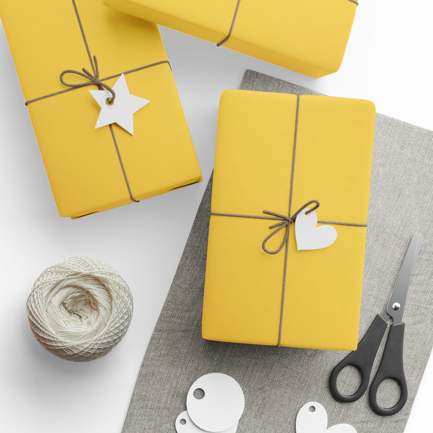 Gold Wrapping Paper Roll — Metallic Gift Wrap for Holidays & Weddings