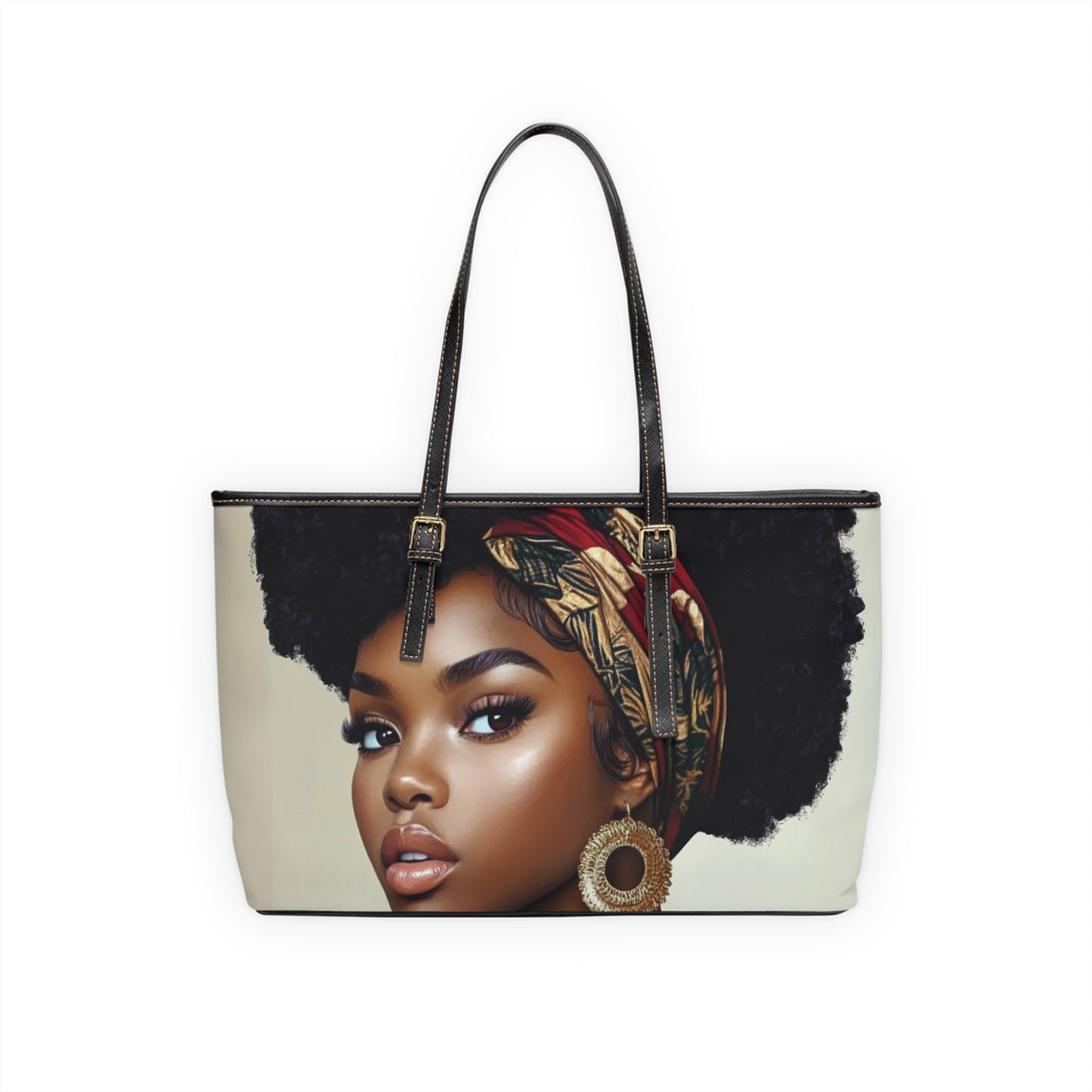 Colorful Scarf Diva PU Leather Shoulder Bag
