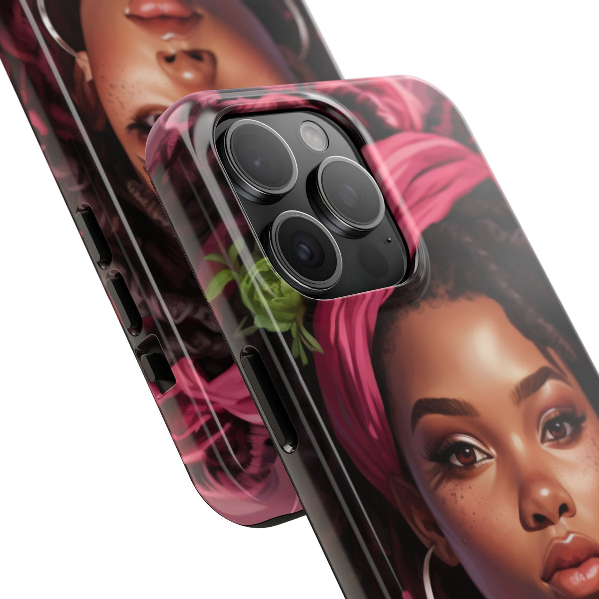 Beautiful Black Rasta Woman Tough Phone Case