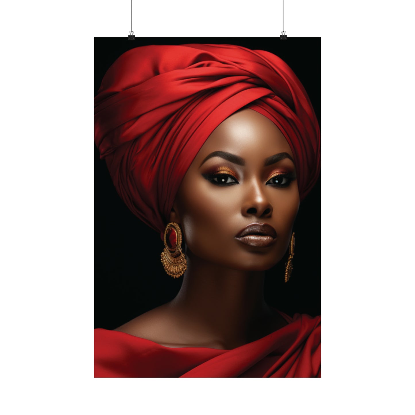 Courageous Queen Vertical Poster