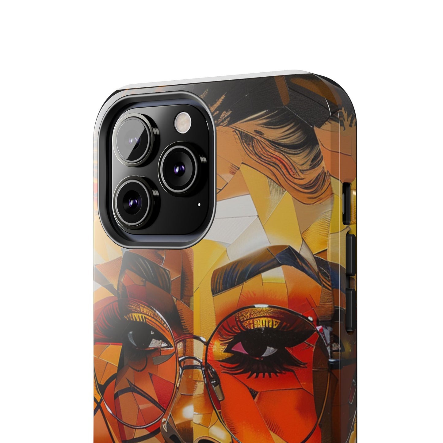 Red Mosiac Woman Tough Phone Case