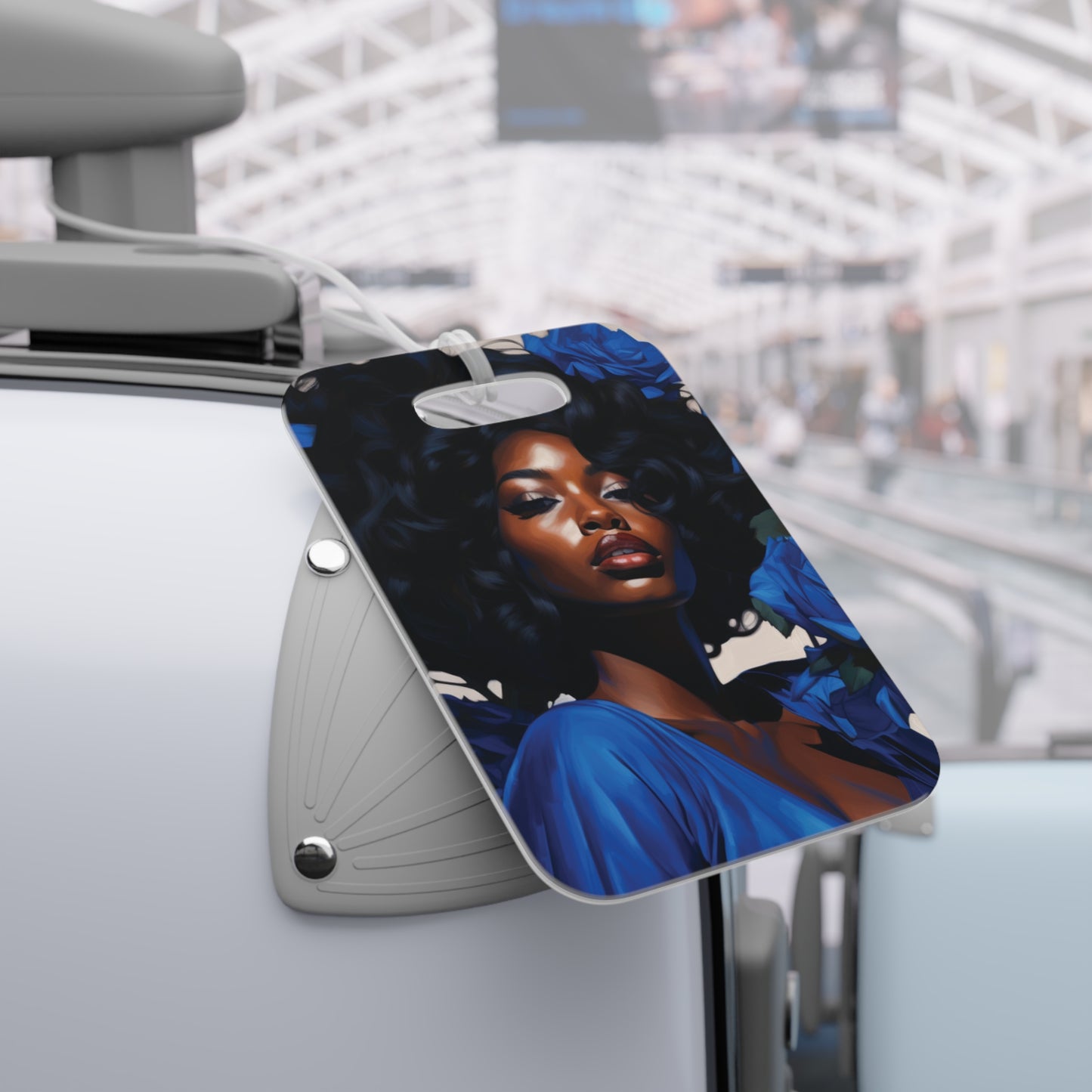 Serenity in Sapphire Luggage Tag