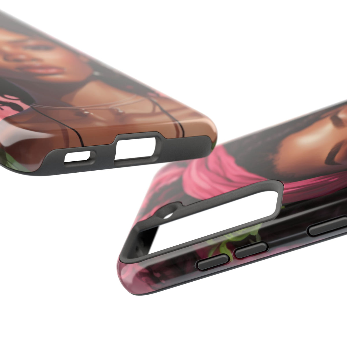 Beautiful Black Rasta Woman Tough Phone Case
