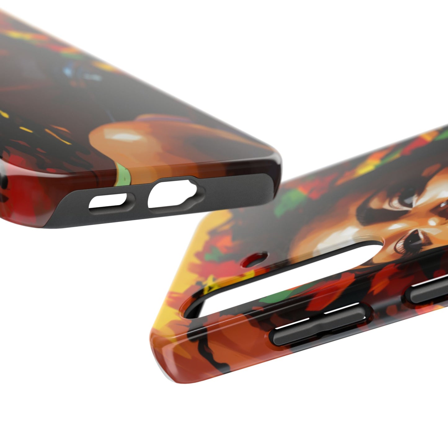 Beautiful Black Rasta Diva Tough Phone Case