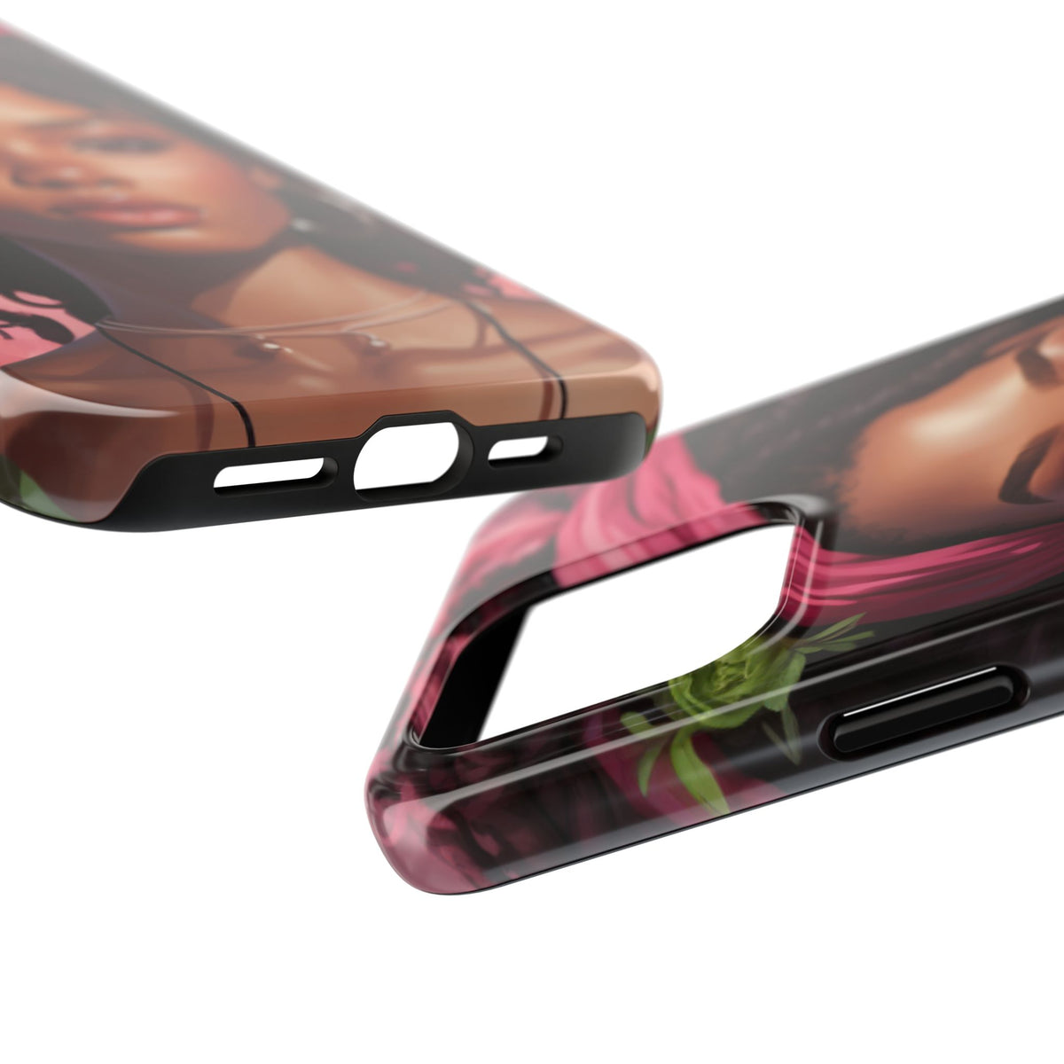 Beautiful Black Rasta Woman Tough Phone Case