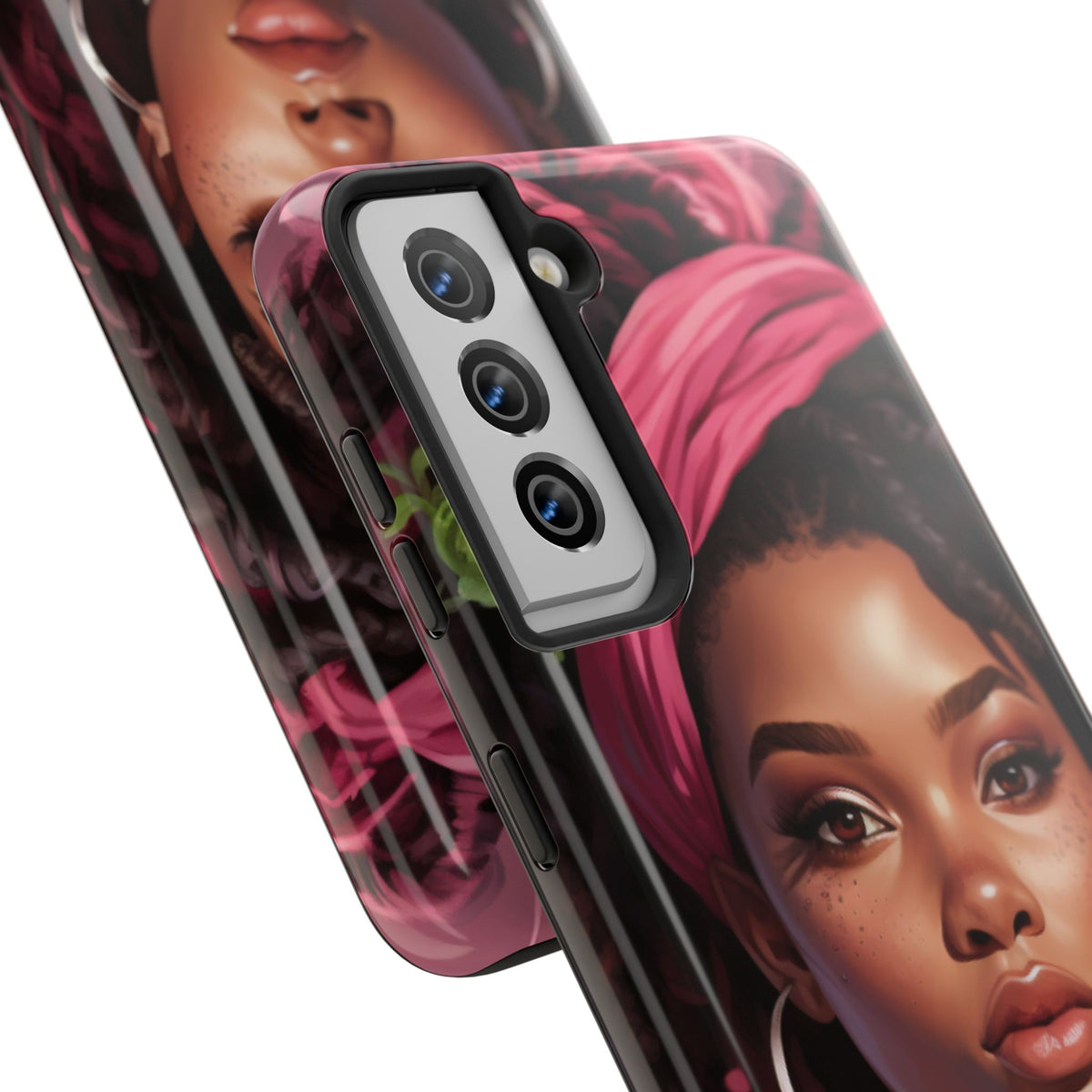 Beautiful Black Rasta Woman Tough Phone Case