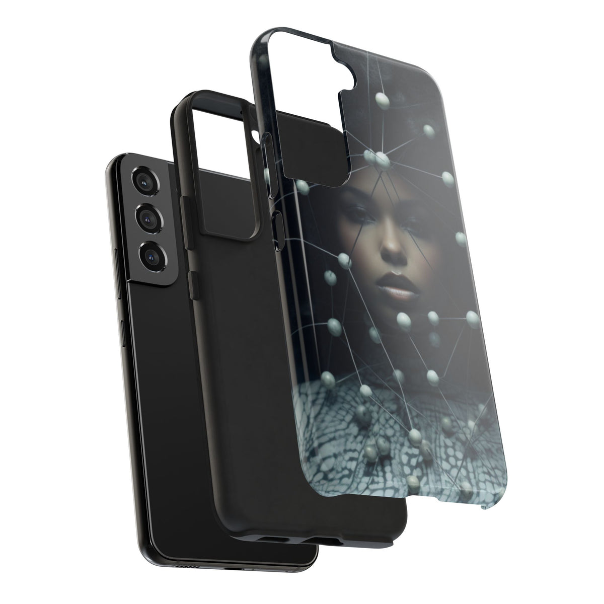Futuristic Warrior Queen Tough Phone Case