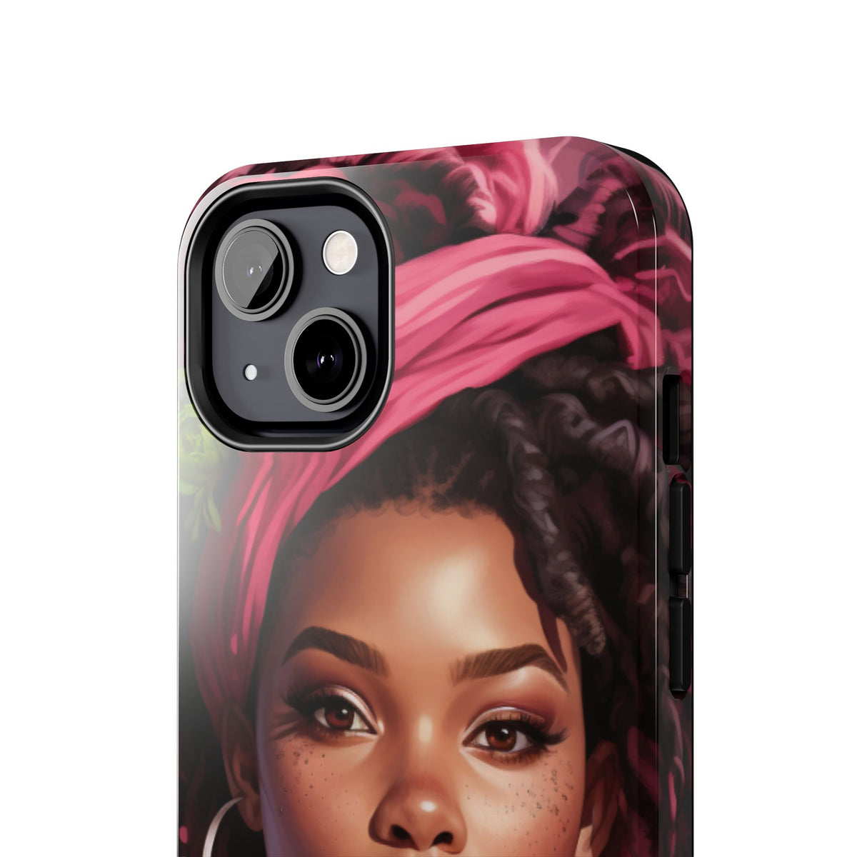Beautiful Black Rasta Woman Tough Phone Case