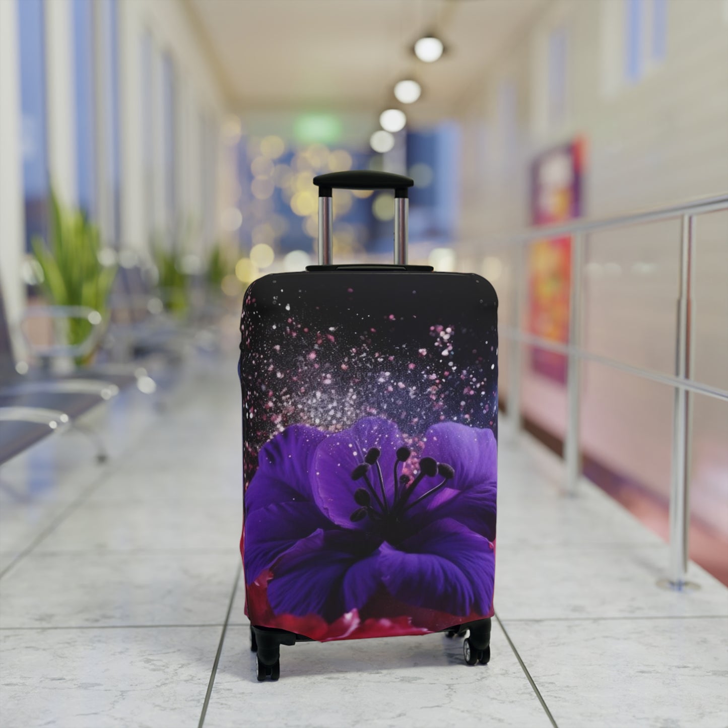 Violets Luggage Cover