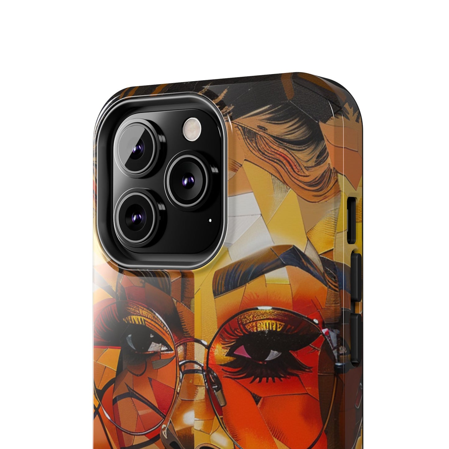 Red Mosiac Woman Tough Phone Case
