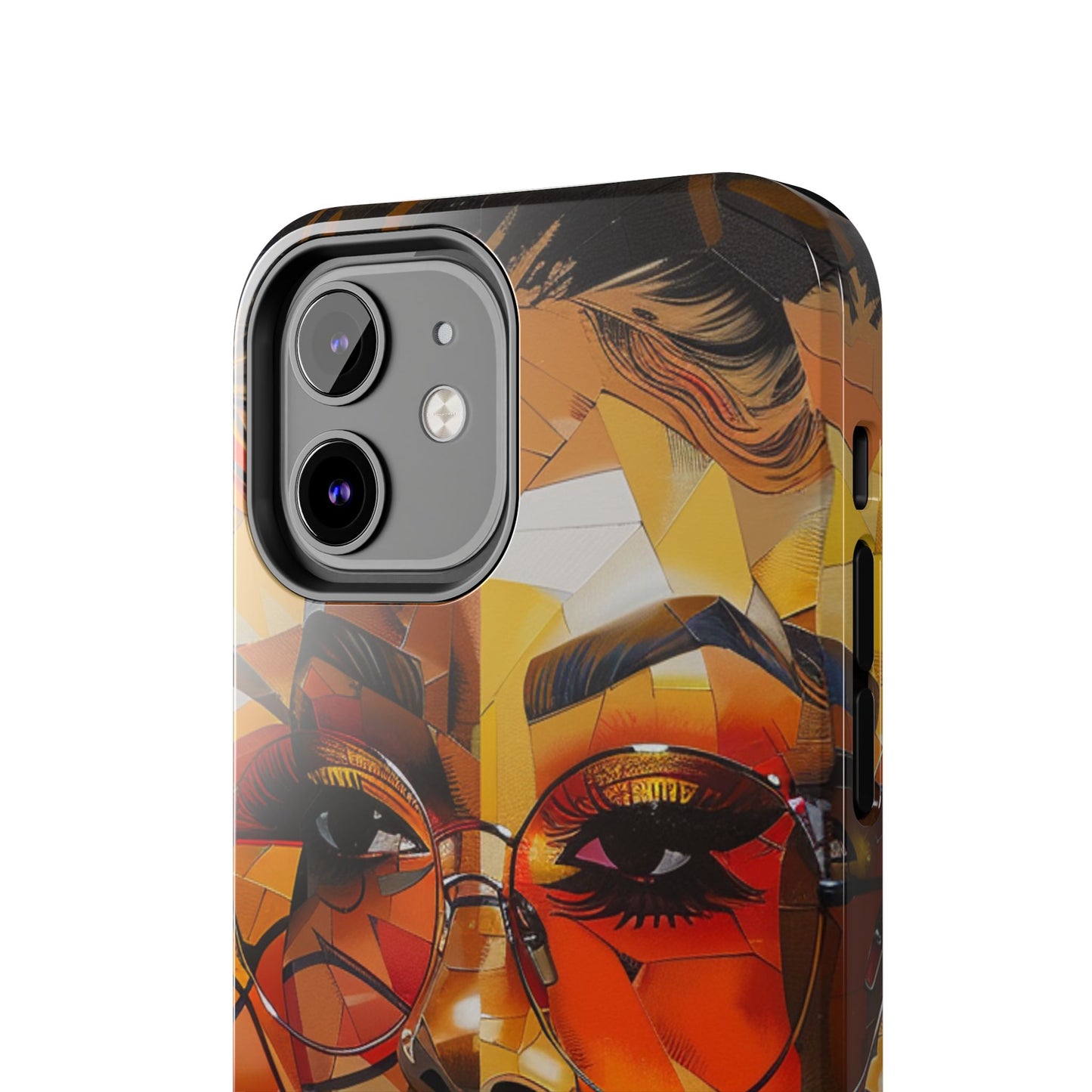 Red Mosiac Woman Tough Phone Case