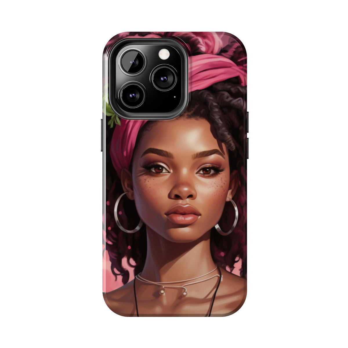 Beautiful Black Rasta Woman Tough Phone Case