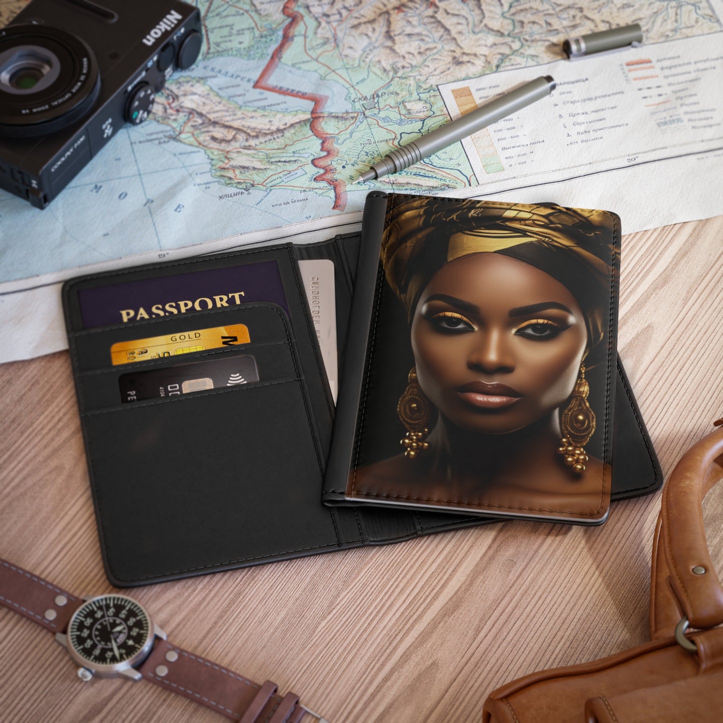 Ebony Expressions Passport Holder