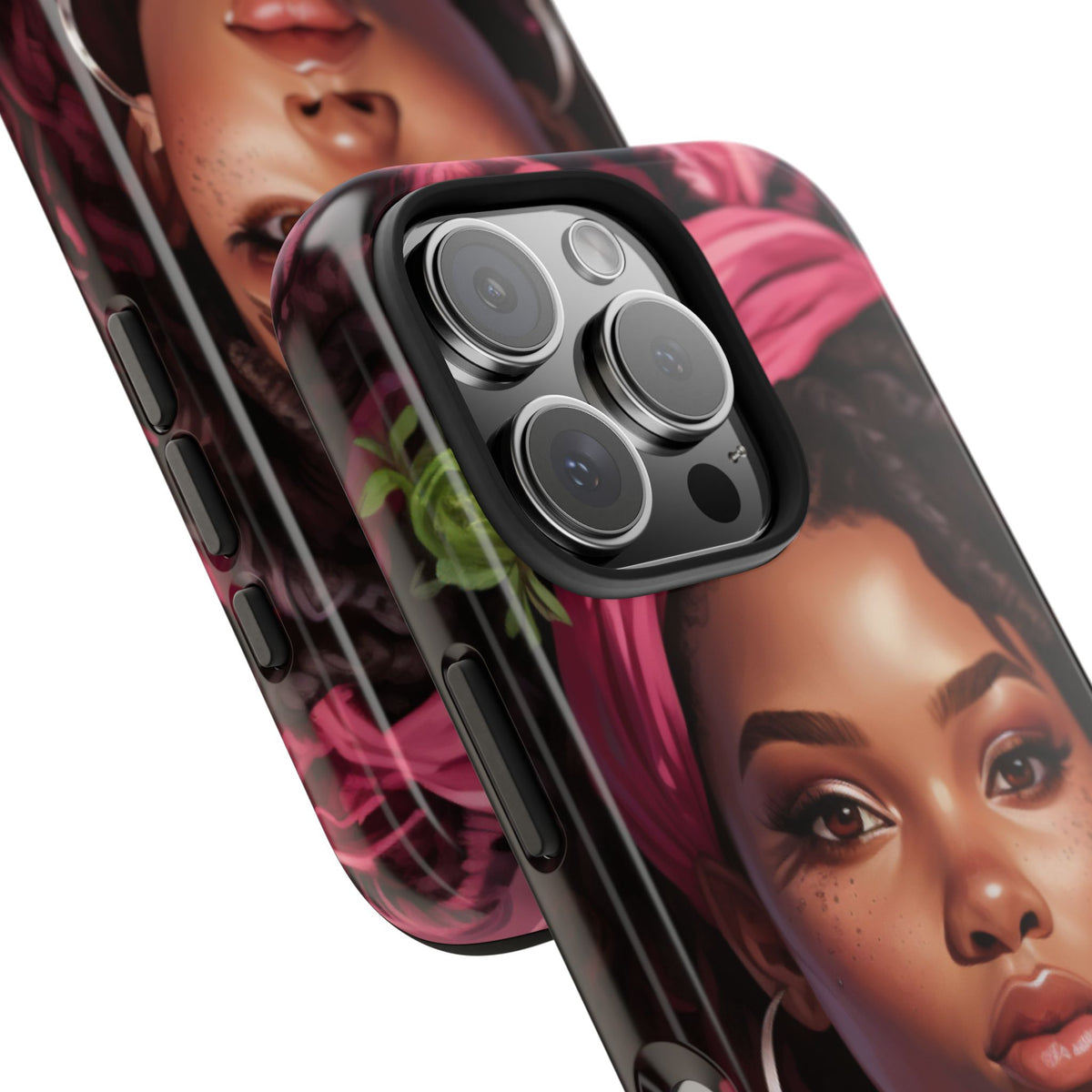 Beautiful Black Rasta Woman Tough Phone Case