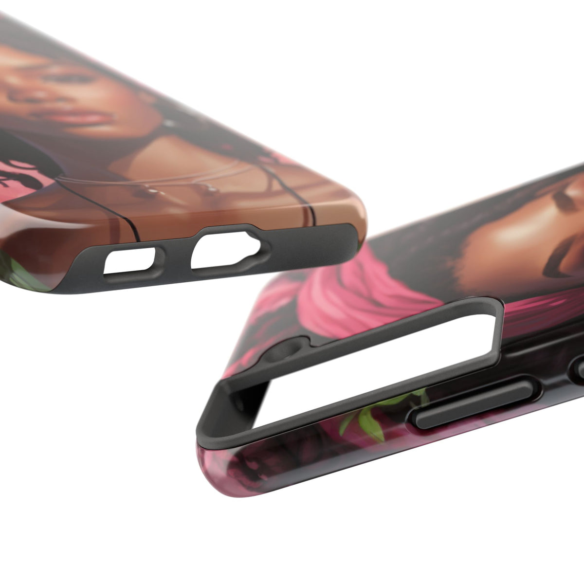 Beautiful Black Rasta Woman Tough Phone Case