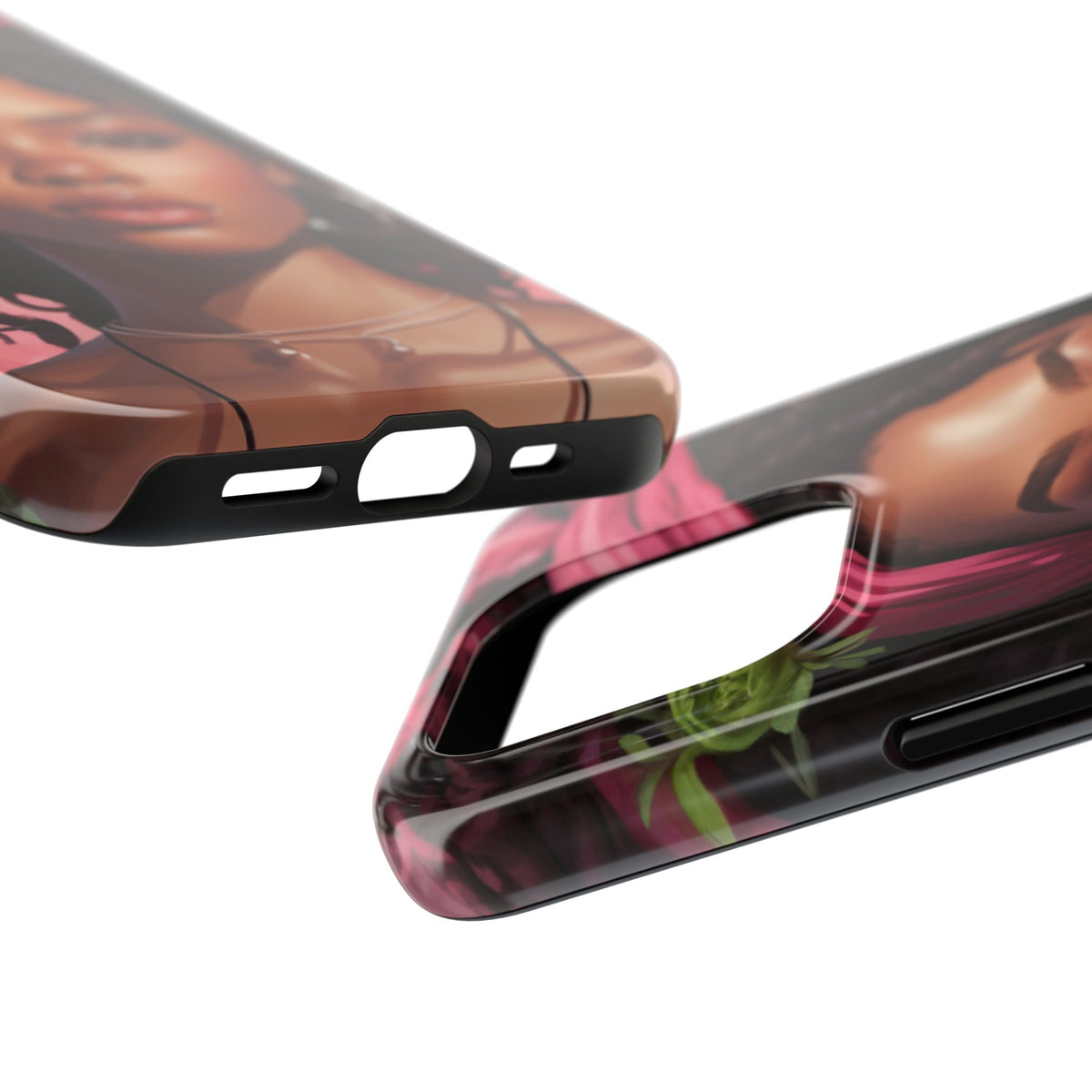 Beautiful Black Rasta Woman Tough Phone Case