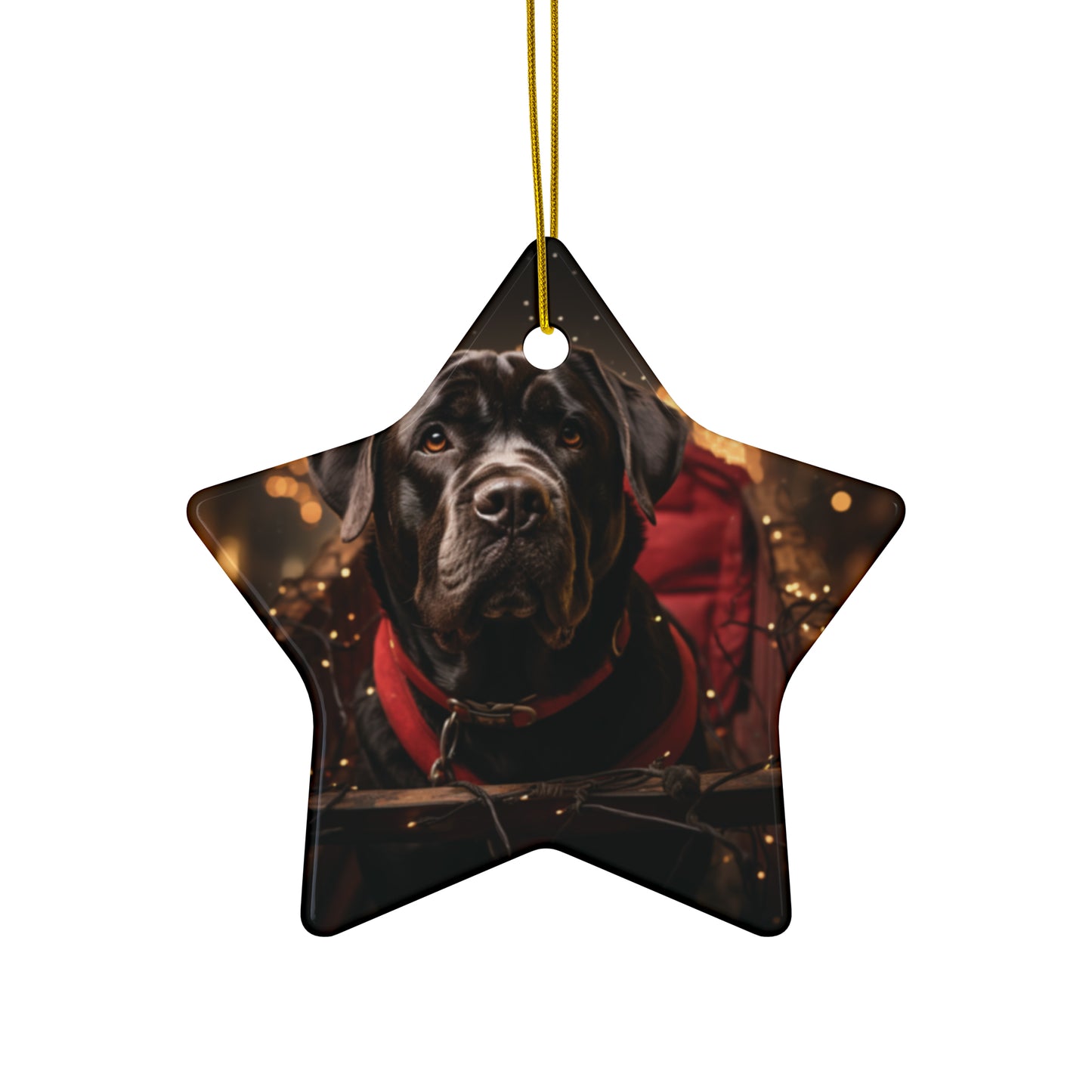 Black Dog Ceramic Ornaments (1pc, 3pcs, 5pcs) | Christmas Ornaments |  Christmas | Pet Ornaments