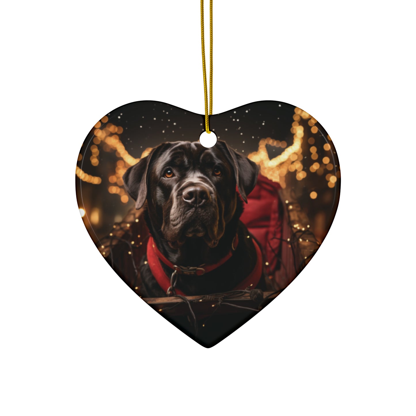 Black Dog Ceramic Ornaments (1pc, 3pcs, 5pcs) | Christmas Ornaments |  Christmas | Pet Ornaments