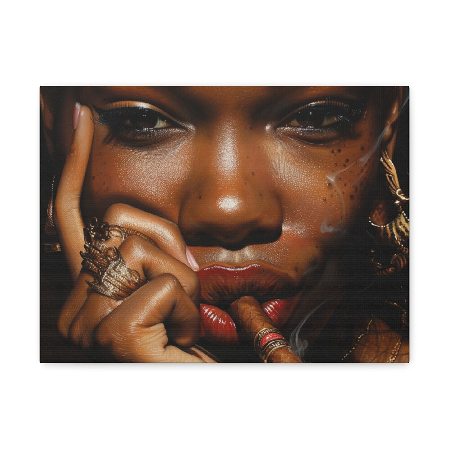 Cigar Diva Canvas Wrap