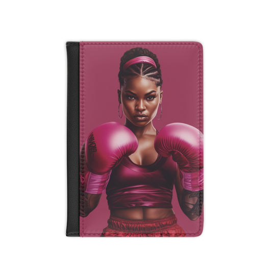 I Am A Breast Cancer Survivor Collection - Passport Holder - #1  | Black Art | Breast Cancer Passport Holder
