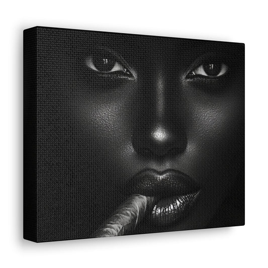 Sassy Smoke Break Canvas Wrap
