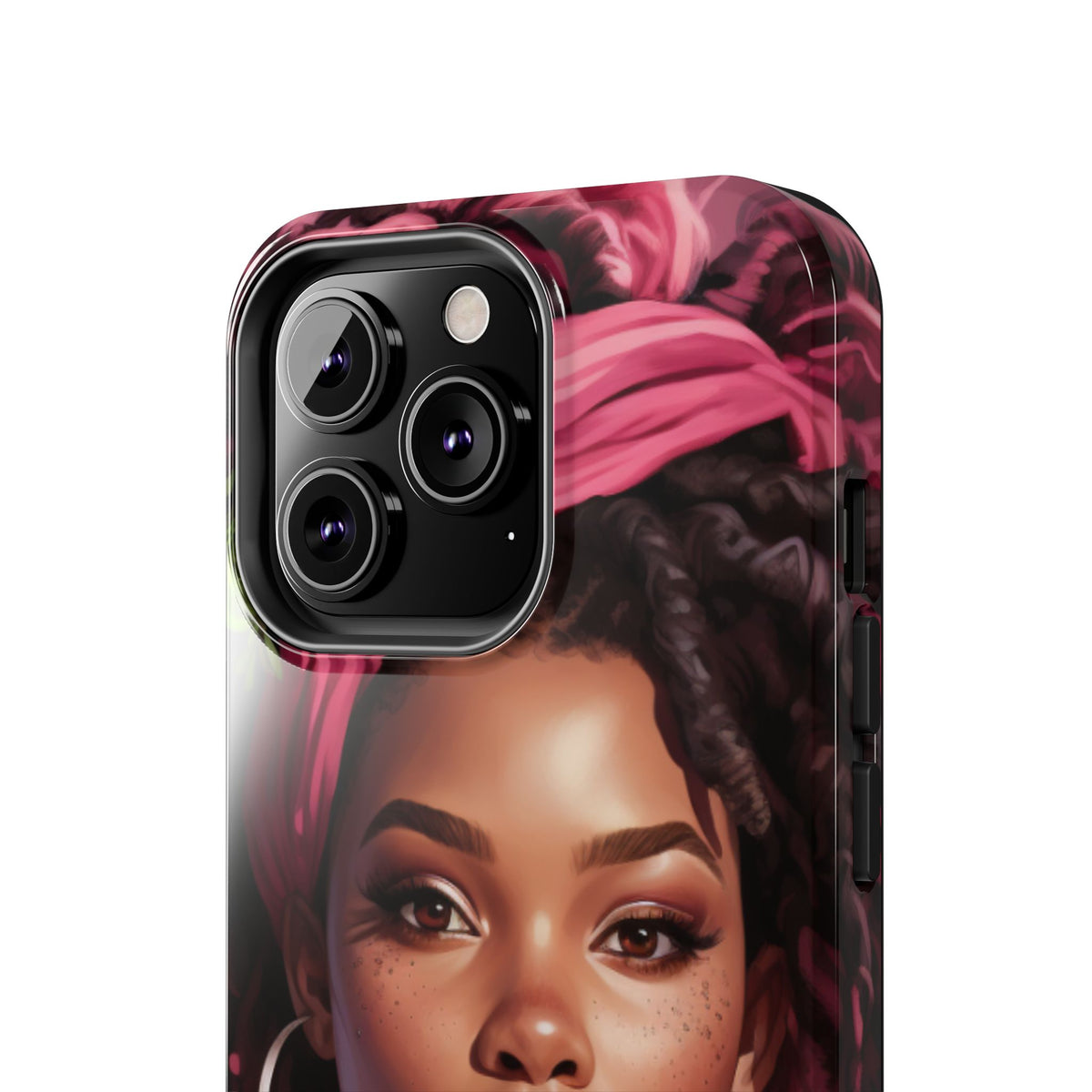 Beautiful Black Rasta Woman Tough Phone Case