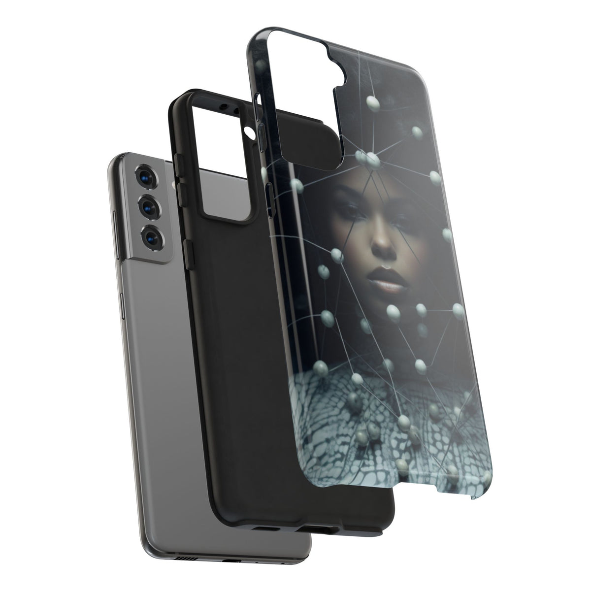 Futuristic Warrior Queen Tough Phone Case